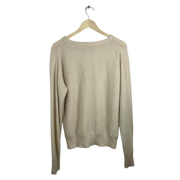 Maiden Noir Men’s Oversized Pilled V-Neck Cardigan in Tan Size 1 (S) - Picture 6 of 8